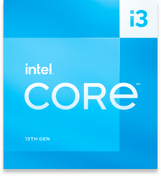 13th Gen Core i3 13100 3.4GHz 4C/8T 60W 12MB Raptor Lake CPU